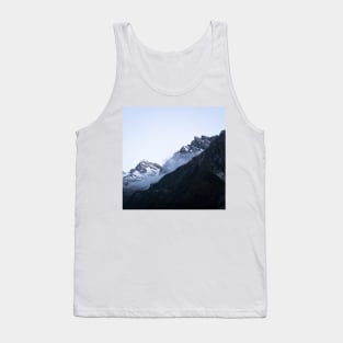 Moody Mountain Range in Blue Hour Tank Top